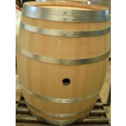 Tonneau 300 litres en chêne français - Sirugue - 8 cercles galvanisés - Séchage naturel