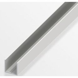 Profilé en PVC U - Blanc 2m - Dimensions 10x18 mm - Épaisseur 1 mm