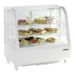 Vitrine réfrigérée à poser 100 L - Casselin - double vitrage, ventilation forcée, LED, 100L
