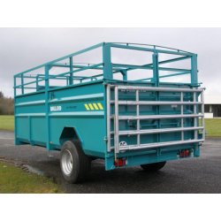 Remorque bétaillère V 52 - PTAC 5500 kg - Monocoque, un essieu, flèche fixe