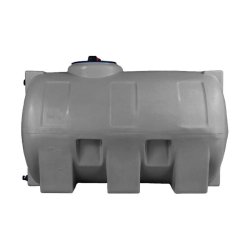 Cuve 500l Aérienne De Récupération D'eau - Réservoir Horizontal Gris - Elbi Cho500
