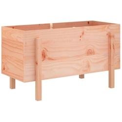 Helloshop26 - Jardinière bac lit surélevé plantes fleurs terrasse jardin de jardin 101 x 50 x 57 cm bois Douglas massif marron 02_0039316 - marron