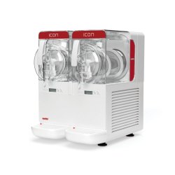 Machine à granita UGOLINI - ICON 2 - capacité 2 x 2.8 litres, crèmes froides, sorbets et granita, design élégant