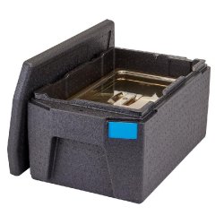 Conteneur isotherme GN 1/1 - 46L - poignées ergonomiques - maintien chaud et froid jusqu'à 4 heures - Rolléco