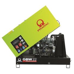 Groupe électrogène diesel triphasé 15,40 kW avec DPP - GBW 22 Y - PRAMAC - SB200TYAG00