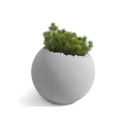 Sferis 133138 - Jardinières en béton sablé ou peint - Komserwis - Hauteur : 70 cm