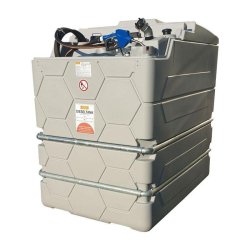 Cuve 1 500 litres BLUE CUBE Indoor ECO - Pour diesel, biodiesel, lubrifiant, fioul, AdBlue®, lave-glace, liquide de refroidissement - CEMO - 91317