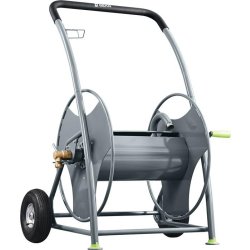 Dévidoir mobile GEKA en acier pour tuyau P125 - Raccord fileté 33,25 mm G 1 po