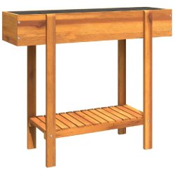 Helloshop26 - Jardinière bac lit surélevé plantes fleurs terrasse jardin de jardin 90 x 30 x 75 cm bois massif acacia marron 02_0039467 - marron Bo