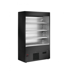 Vitrine réfrigérée verticale ORSO EUROVITRINE - 0.70m x 0.55m x 1m93, groupe intégré, inox, positif