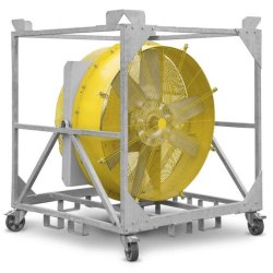 Brasseur d'air mobile sur châssis à roulettes électrique triphasé TTW 100000 - TROTEC - 1510001060