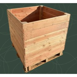 Bac décor en bois moyen modèle - 1160L - Pour espaces publics et projets paysagers