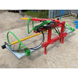 Enrouleur dérouleur d'occasion pour filets, films et tuyaux d'irrigation - Largeur maximale 250 cm - Rotation hydraulique - V1352
