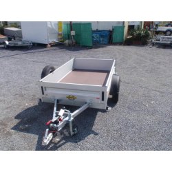 Remorque porte quad - Humbaur 1382 - Aluminium anodisé et plancher antidérapant