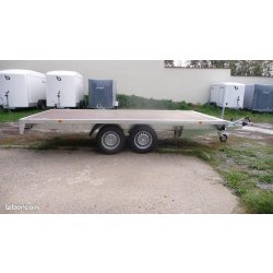 Remorque plateau - 4m 2700 kg - RIS 400.2
