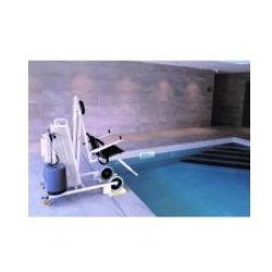 Elévateur de piscine compact 100% mobile à batterie - charge utile : 136 Kg
