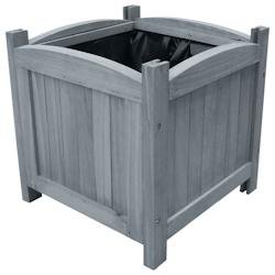 Helloshop26 - Jardinière lit surélevé plantes fleurs jardin 2 pcs 30 x 30 x 30 cm bois de sapin massif 02_0001337 - Bois massif 3000077081534