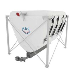 Flexilo ressort - silo pour granulés de bois A.B.S. - capacité de stockage maximale dans un espace réduit