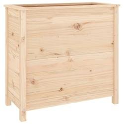 Helloshop26 - Jardinière bac lit surélevé plantes fleurs terrasse jardin 82,5 x 40 x 78 cm bois de pin massif marron 02_0037936 - marron Bois massi