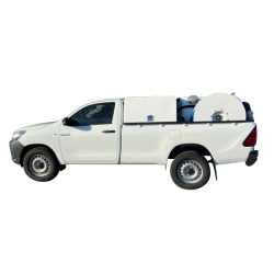 Hydrocureur combiné 4x4 Toyota Hilux - Assainissement, débouchage et nettoyage des réseaux d'égouts - Débit de 90 L/min à 175 bars, à 37 L/min à 400 bars