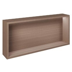 Présentoir Cage noyer avec LED 86x14,5x38,4cm