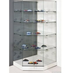 0225vex0002b vitrine d'exposition d'angle ypreaux- hauteur 180cm