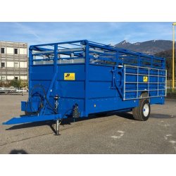 Bétaillère série ii métallique pose à terre hydraulique - jp construction - type: brs 40 t à brs 70 t