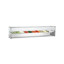 Présentoir réfrigéré 9 x GN 1/3, 190 W, 220 V - MONO, à assembler