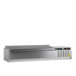 Vitrine réfrigérée GN1/3 GVC38-120 S/S Inox L1200mm 33595 TEFCOLD
