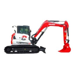 Mini-pelle 9t - Coltrax CX85S - Moteur YANMAR 4TNV98 - 53.7kW (73HP) - Chenilles en caoutchouc ou fer