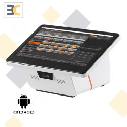 Pack KILOPOS - Caisse enregistreuse tactile avec système Android et ETPOS 5 - Tiroir caisse - Afficheur client - Scanner 2D - Imprimante thermique 80 mm