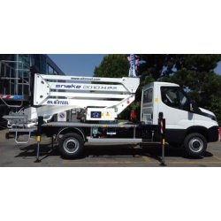 Snake 2010 h plus sur iveco camion nacelle - oil & steel france - 20m