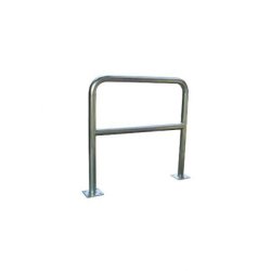 Barrière de protection 2000mm - à fixer - 40 mm - Rouge/Blanc - Marque Rolléco