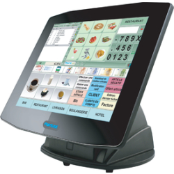 Caisse enregistreuse tactile i-55 - Étanche IP66 - Écran inclinable 15 pouces - Design robuste
