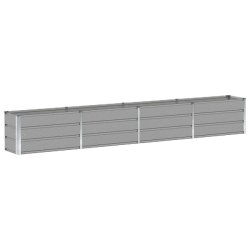 Helloshop26 - Jardinière design moderne polyvalente intérieur extérieur 320 x 40 x 45 cm en acier gris clair 02_0059185 - gris acier 3000240993756