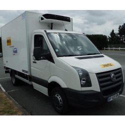 Véhicule frigorifique d'occasion VOLKSWAGEN Crafter Frigo - Volume de 12 m³ - Hayon 750kg rabattable