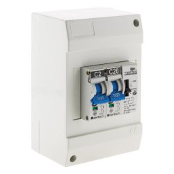 Coffret chauffe-eau pré-équipé - 1 disj. 2A + 1 disj. 20A + 1 contacteur Jour/Nuit - Zenitech - Certifié NF