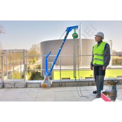 Potence aluminium amovible LEVO 500 - sans treuil - fabrication française - 500 kg