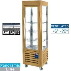 Vitrine réfrigérée panoramique ventilée - 5 grilles - 360 litres - Gold SNE/GB-C1