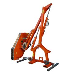 Bras pour couper les haies BRM-C - tête taille haies à 6 couteaux - châssis réversible - attelage à 3 points cat.1