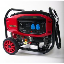 Groupe électrogène portable - essence - 7000 W - démarrage électrique et manuel - kit brouette inclus