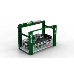 Lfp - Élévateur hydraulique à 4 colonnes robuste pour usage extérieur avec plateforme renforcée
