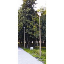 Mât d'éclairage public - aluminium - gamme CC droits - hauteur 4 à 6m - diamètre base 120 mm
