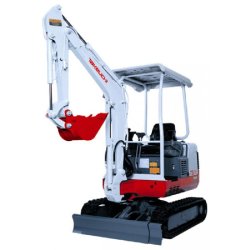 Mini-pelle Takeuchi TB016 - 1600 kg - Profondeur de fouille 2375 mm - Yanmar 3 cylindres
