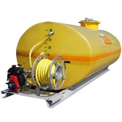 Ensemble cuve PFV ovale 3 000 litres équipée sur plateau avec pompe thermique WX15 - CEMO - 90237