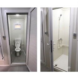 Bungalow vestiaire neuf avec wc et douches