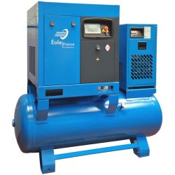 Compresseur à vis - sécheur Éole Eco Drive T 55 / 5,5 kW - cuve 300 litres - 62 dB
