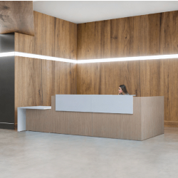 Fifty Full - Comptoir d'accueil moderne et personnalisable - Buronomic