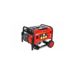 Groupe électrogène MF5000 - Mecafer - 4000W continu, 4400W max - 10HP - 3 prises 230V - Grandes roues tout terrain