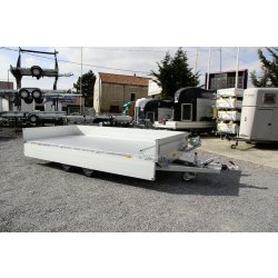 Remorque porte voiture Humbaur Universal 3500 - châssis galvanisé, plancher alu renforcé, 3500 kg PTC